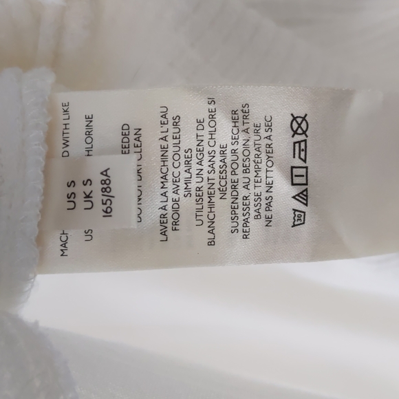 ***SOLD***We The Free Oversized Button Front Shirt White Women's Small - Picture 5 of 8